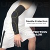Padded Elbow Forearm Sleeves Compression Arm Protective Sleeve Basketball Shooting