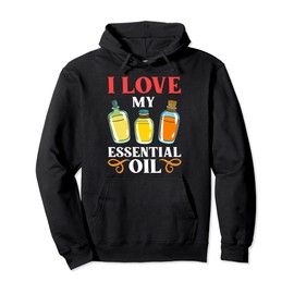 Essential Oil Diffuser Peppermint Aromatherapy Bottles Pullover Hoodie