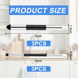 Dszemie 6pcs Artist Blending Sponge Pen,Blending Sponge Wiper Pencils,Double-Headed Pastel Sketch Sponge Pen,Reusable Blending Stumps for Drawing Brush Blender,Art Tool for Students Beginners School