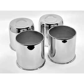 4 Push Through Center Cap, 2 Close 2 open For Trailer wheel rims 4.25" Bore