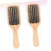BIUDECO Set of Natural Wood Combs Massager Scalp Brush Hair