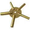 NEW,TEN CLOCK KEYS,TWO-5 PRONGED CLOCKS WINDING TOOL