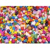 85 Pieces Wooden Beads Set, Mixed Motifs and Colours, Bead