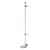 Marine Grade Rail Mount Flag Pole 560mm Stainless Steel Flag