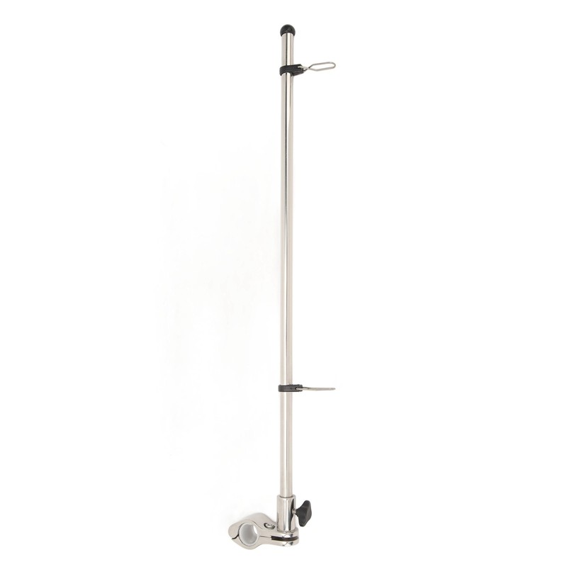 Marine Grade Rail Mount Flag Pole 560mm Stainless Steel Flag