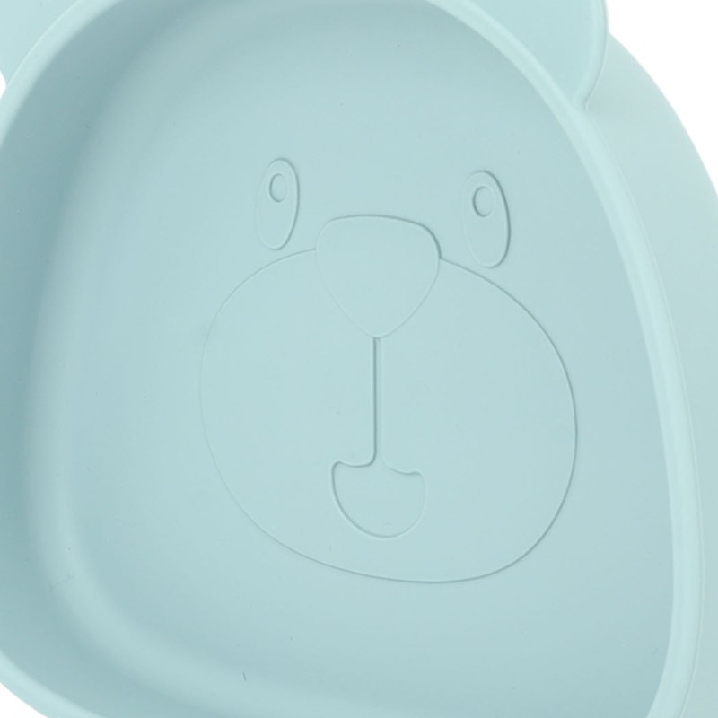 4pcs Children Plate Utensils Set Silicone Suction Bowls Set Toddler