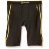 Skins Youth A200 Compression Running Shorts Black Black/yellow Size:M