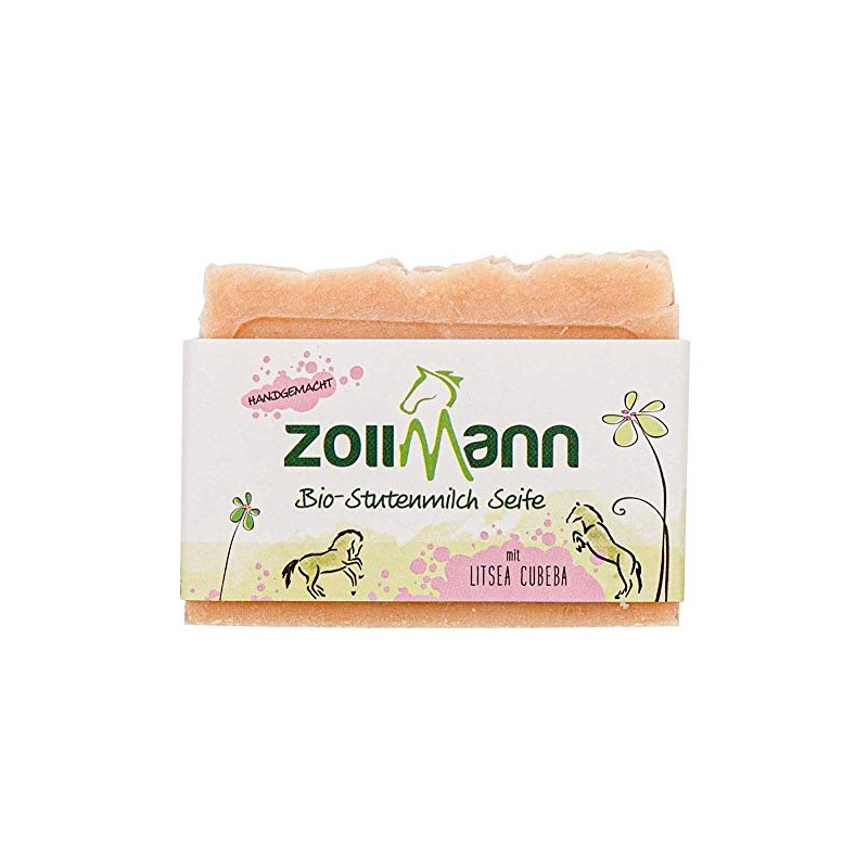 Organic mare milk soap with Litsea Cubeba, 3 x 100