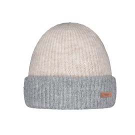 Barts Women's Arlenas Knitted Beanie Hat, heather grey