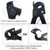 Socpuro Heavy Duty Ratchet Cable Cutter, Aluminum Copper Wire Up