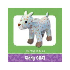 Funky Friends Paper Sewing Pattern Giddy Goat Soft Toy from Factory