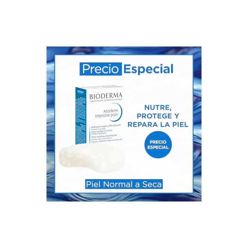 BIODERMA, Atoderm TriPack Intensive Barra de Limpieza Antibacterial Diaria, Skincare