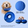 Inflatable Dog Collar, Adjustable Dog Collar, Leak Protection, Blue, L