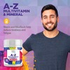 A-Z Multivitamin and Minerals Tablets, Vitamins for Men's and Women's,