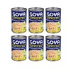 Goya Small White Beans Habichuelas Blancas 15.5 Oz. Pack Of 6.