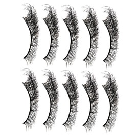 WOONEKY Box Set False Eyelashes Lashes Fluffy Curly Natural Look for Women Makeup Supplies