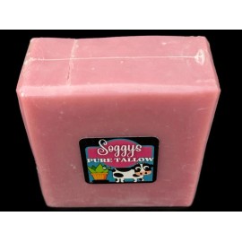 Unbranded Bar Soap, Beef Tallow, Bubble Gum, Handcrafted, All Natural, 5-6 oz