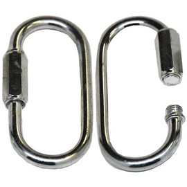 Swing Set Quicl Link Spring Clip, Snap Hook, Swing Set Hardware Porch Parachute Clip Play Set Jungle Gym Ny-Glide Connector Playground in Backyard (1-Pair)