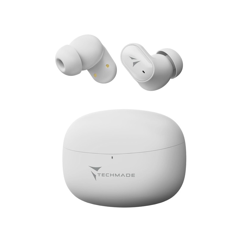 TECHMADE Bluetooth Headphones K111, Bluetooth Headphones with Microphone, Stereo In-Ear