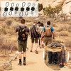 Mjzzh 14er-Set Outdoor Multifunktions-Rucksack-Knöpfe: Muss für taktische Westen und Rucksäcke,