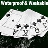 2 Decks of Plastic Playing Cards, Large Print Index Waterproof