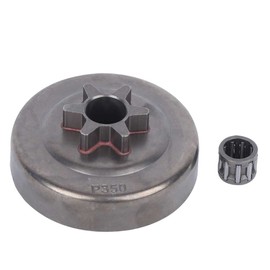 3/8 Inch Clutch Drum Sprocket Rim Replacement Parts 6T Clutch Drum Bearing Kit Suitable for Partner 350 351 352 370 370 371 390 420 Chainsaw