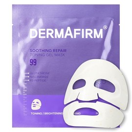 Dermafirm Mascarilla De Gel Tonificante Reparadora Y Calmante R4 - Mascarilla Facial Coreana Iluminadora Y Antiarrugas Con Glutatión - Mascarilla De Hidrogel Nocturna Para Una Piel Radiante - 4