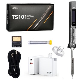 TOOLSAGE TS101-B2 Tips Digit Soldering Iron With PD 65W Power Supply Kit Upgrade Smart Programmable 50-400℃ Adjustable