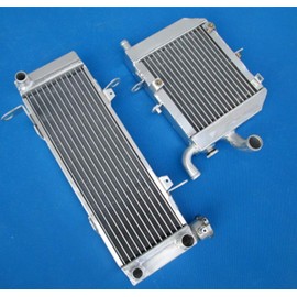 Aluminum radiator & hose for Honda VFR400R NC30 1989-1992 / RVF400 NC35 1994-1996 (RED)