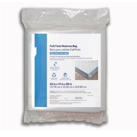 Mattress Storage Bag – Clear Plastic Protective Cover for Moving and Storage – Waterproof & Dustproof – Fits Queen/Full/King Sizes (Full)