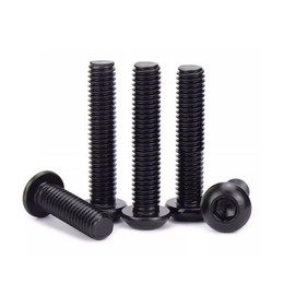 Manloney LLC Universal Button Head Screws M7 Hex Socket Cap Bolts 1.0mm Pitch Fine Thread Alloy Steel Allen Screw (Button Head Socket Cap Screws, M7x25-1.0)