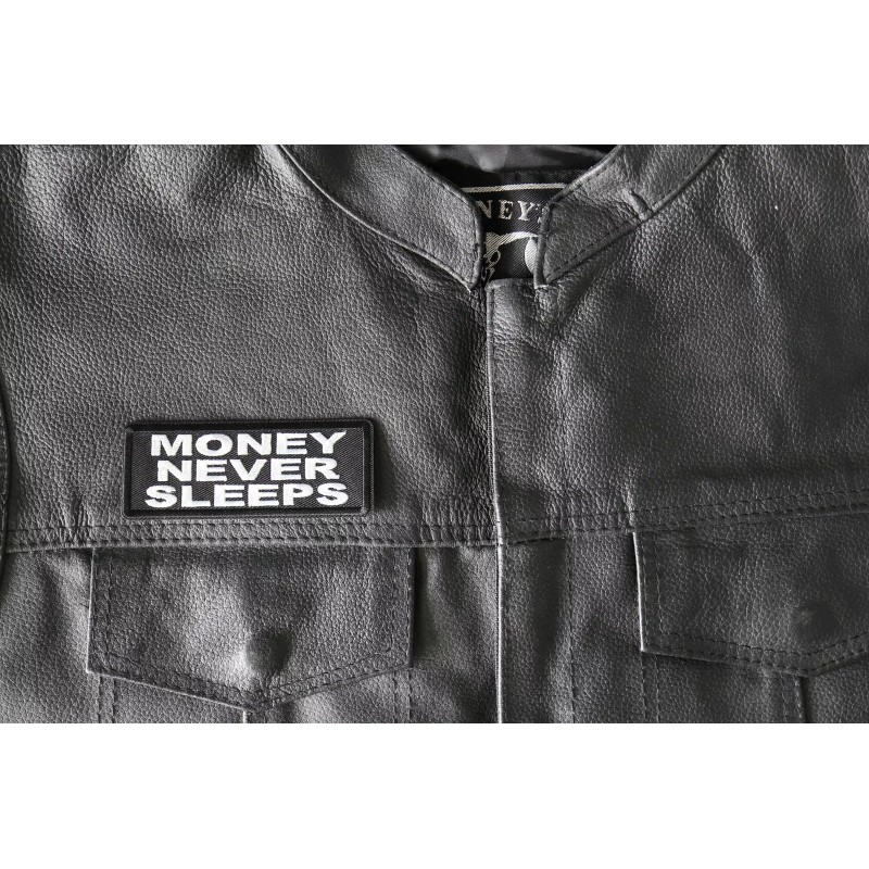 Ivamis Money Never Sleeps Patch- 4x1.5 inch - P6985
