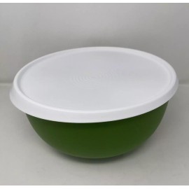 Tupperware Blossom Salad Bowl 4.3L/18cups Green Kitchen Food Storage Serveware