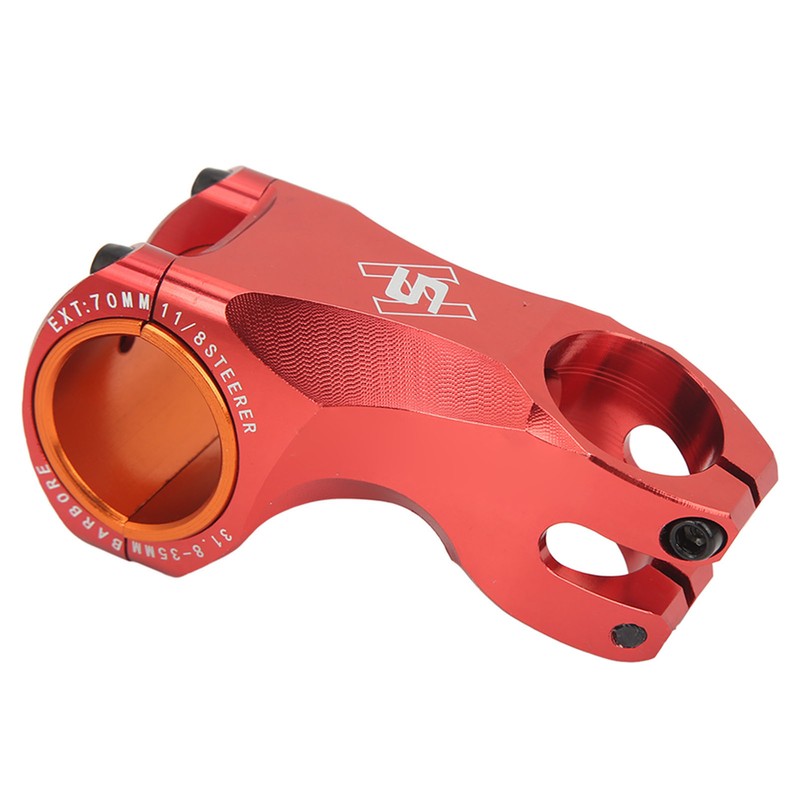 Bicycle Stem Bike Riser 70MM Ultra Light ‑17 Degree for