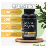 Maca Negra Peruana 1000 Mg Testosterona 180 Cápsulas Momosie