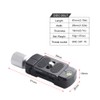 SUNWAYFOTO DDC-26LT QR-Plate+Clamp Combo Compatible with Arca/RRS QR Plate (26mm)