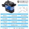 MEUS Racing Coreless TRX4M Servo with Lay Down Servo Mount