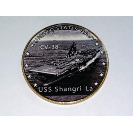 Navy USS Shangri-La CV-38 Military Challenge Honor Coin