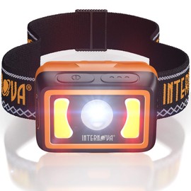 Rechargeable Headlamp – LED Headlamp Flashlight, Feather Light with Ultra Comfort Headband, IPX7 Waterproof, 350 Lumens, Adjustable Running Headlamp, Hardhat Headlamp, Camping Headlamp Battery Powered