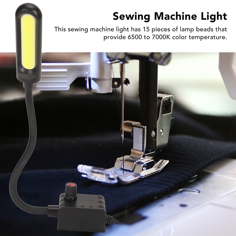 Magnetic Work Light Soft Gooseneck Knob Switch Magnetic Base Easy