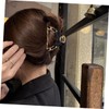 FOMIYES 2pcs Bowknot Metal Hair Clips for Women Elegant Non-