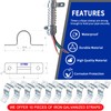 (1/2" Dia * 50 Feet) Yariwiz Flexible Steel Electrical Conduit