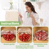 MAQIHAN 100 Bowl Covers Bread Proofing - Extra Large Plastic