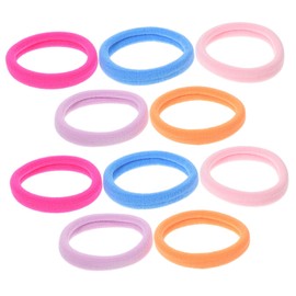 Ipetboom 20pcs High Elasticity Thick Hair Ties for Women Seamless Colorful Ponytail Holders Large Durable Tiny Hair Bands for Daily Wear Parties Photo Shoots Stylish