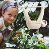 Evbopa Sloth Gifts Sloth Plant Hanger for Succulent Pot Hanging