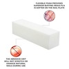 ForPro Professional Collection Buffing Block, Super White, 180/240 Grit, Four-Sided