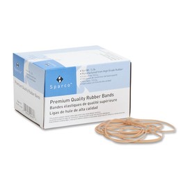 Rubber Bands,1/4 lb,Approx. 425 per Box,Size 19,3-1/2"x1/16",Natural