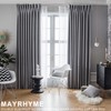 Double Curtain Rods Brushed Nickel,Room Darkening Drapery Rod 48-84 Inches,Adjustable
