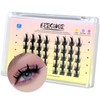 BERSHNOR Individual Manga Lashes, Spikes Eye Lashes, Doll Eye Cluster