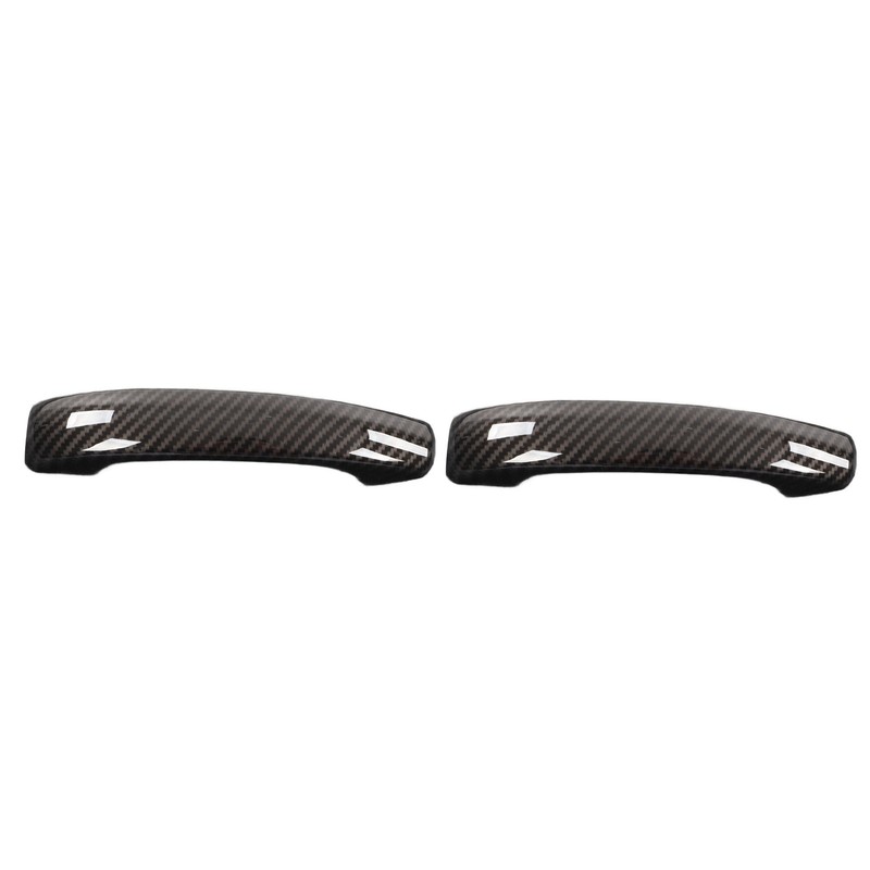 Car Exterior Door Handle Cover Carbon Fiber Style Replacement for